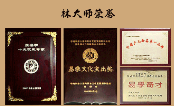 中国最牛的起名大师林子翔林大师部分荣誉
